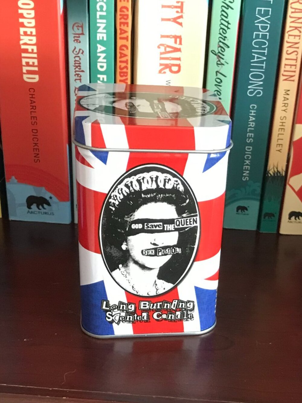 Sex Pistols God Save the Queen Cinnamon Scented Candle